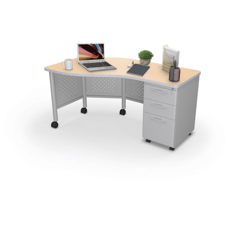 Bureau rectangulaire 60 "Lab Lab, Oui, Érable fusion