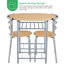 Ensemble de salle à manger à quatre pieds Vasilij-2087096921-2087096925-2113517689