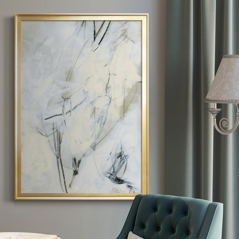«Liminal Space I», toile encadrée de qualité supérieure - prête à être accrochée, Cadre doré, H 24,5 po x l 18,5 po x P 1 po