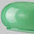 1-Light Mid-Century Modern Round Colored Glass Semi Flush Mount Ceiling Light-1137704655