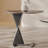 Modern microcrystalline stone round coffee table