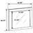 Litchfield Dresser Mirror Grey Oak