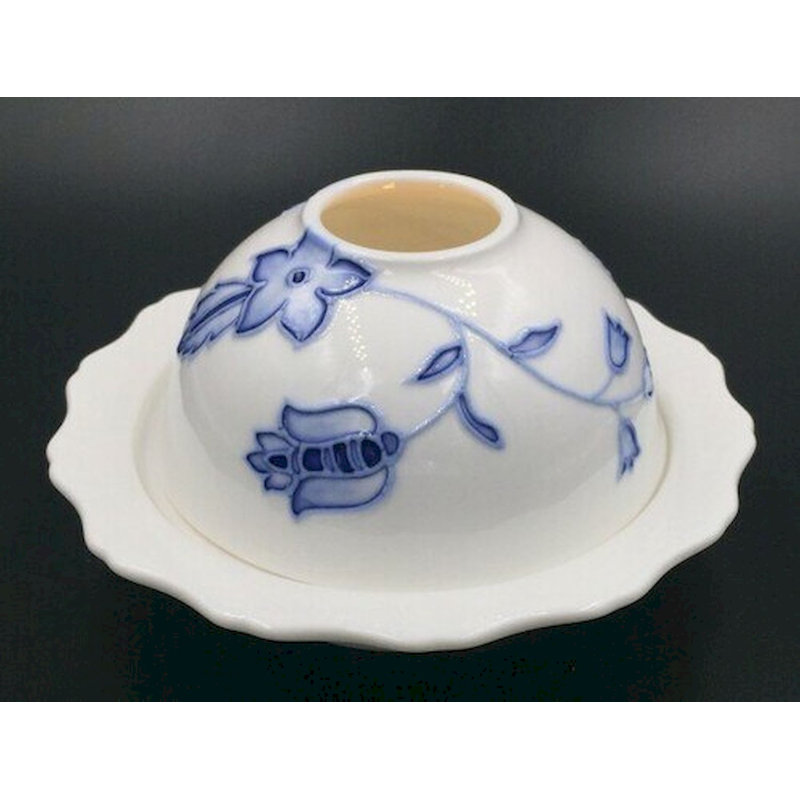 Photophore de table 4,5 po en porcelaine