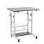 Adjustable Height and Modular Iron Computer Desk-741500039