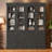 Hazeghi Double Glass Doors and Four Layers of Adjustable Shelving &Bookcase-11494426