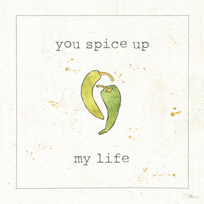 Spice notes II-sans cadre, reproduction d’art sur toile