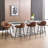 Faux Leather Bar Stool with Footrest-531926009