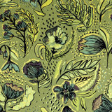 Pepper Embossed Wild Flower Felice Wallpaper Roll