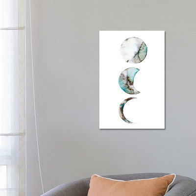 Moon by ANDA Design - Wrapped Canvas Gallery-Wrapped Canvas Giclée