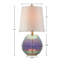 Lampe de table en verre irisé
