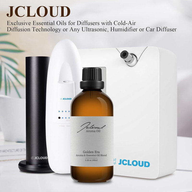 Golden Era Essential Oil Inspired - Huile pour diffuseur d'aromathérapie pure avec de l'huile d'ambre et de néroli, parfums pour la maison et le luxe pour hôtel - 100 ml