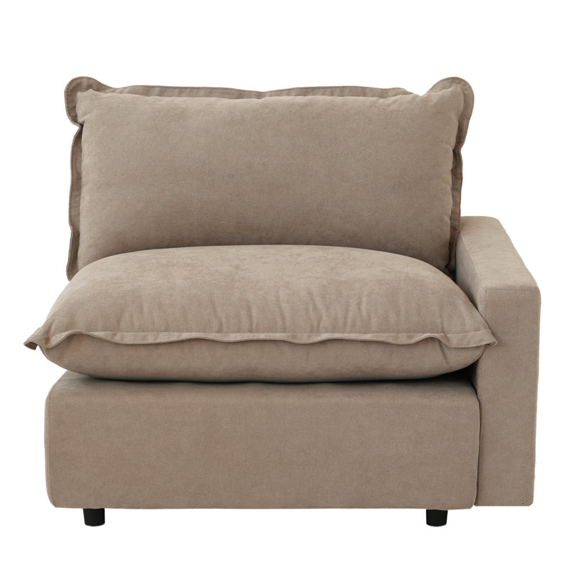 Chaise rembourrée Moncada, Kaki