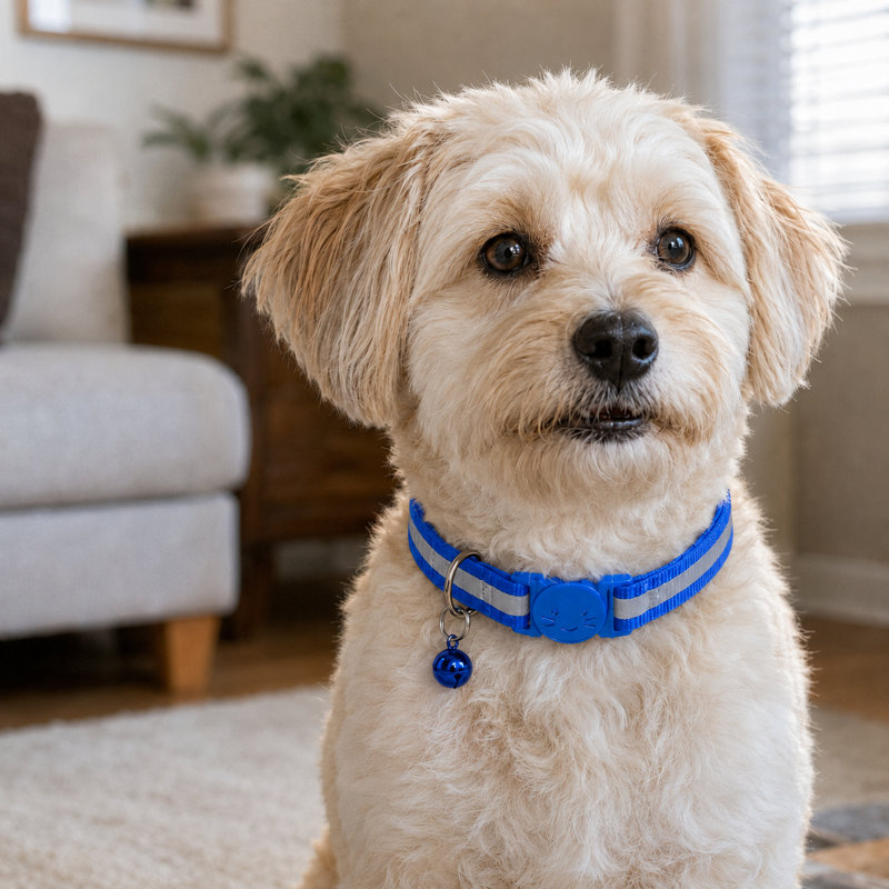Collier pour chat réfléchissant ajustable avec boucle de sécurité détachable en forme de chat, clochette et anneau à médaille