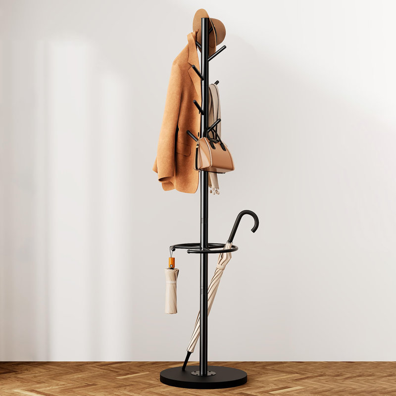 Coat Rack Freestanding with Umbrella Holder
