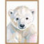 Ours polaire par Iniyah, reproduction d'art sur toile encadrée-1968128800