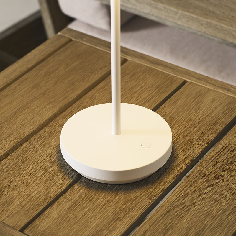 Tepa Accent Rechargeable Table Lamp, Matte White