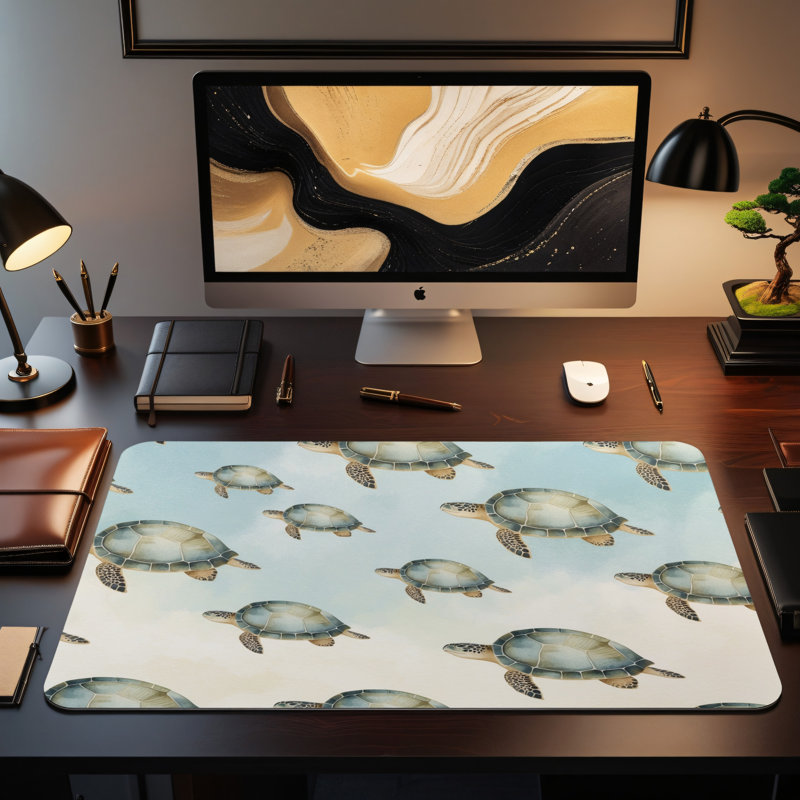 Polyester Desk Pad, 23.6x13.8