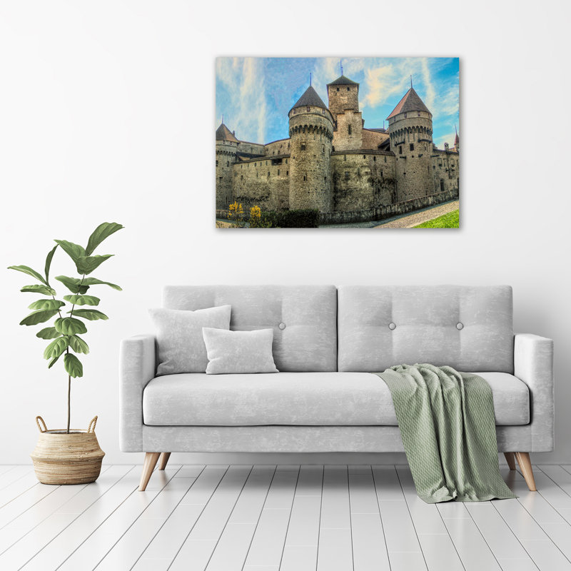 Castle In Switzerland - Wrapped Canvas Print