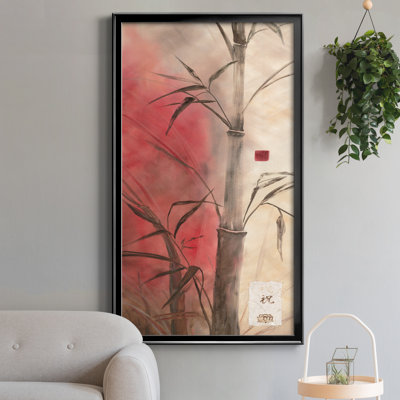 Bamboo Design II - Peinture sur toile encadrée