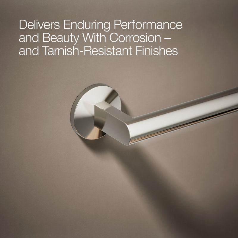 Components Towel Bar, Vibrant Polished Nickel, 18"W