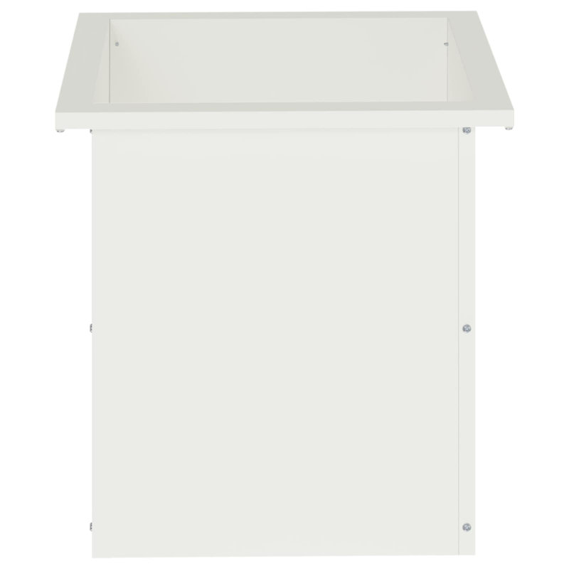 Planter Box, 40cm H x 40cm W x 40cm D, White, 2