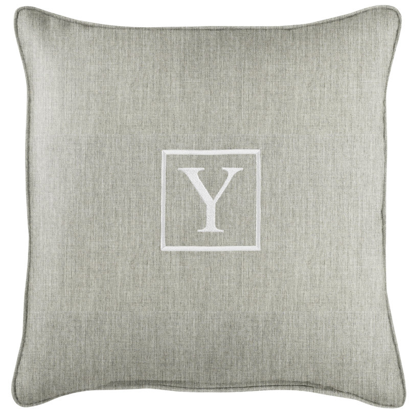Housse et insert de coussin d'extérieur carré Kettil, Gris granite, Y