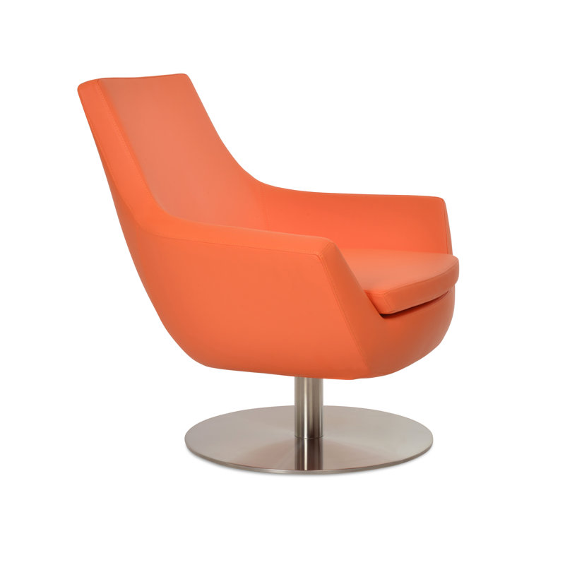 Méridienne pivotante l 31 "Rebecca, Orange