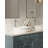 VanoFall Waterfall Vessel Brushed Nickel Single Hole, Single Handle With Drain Assembly-97742744