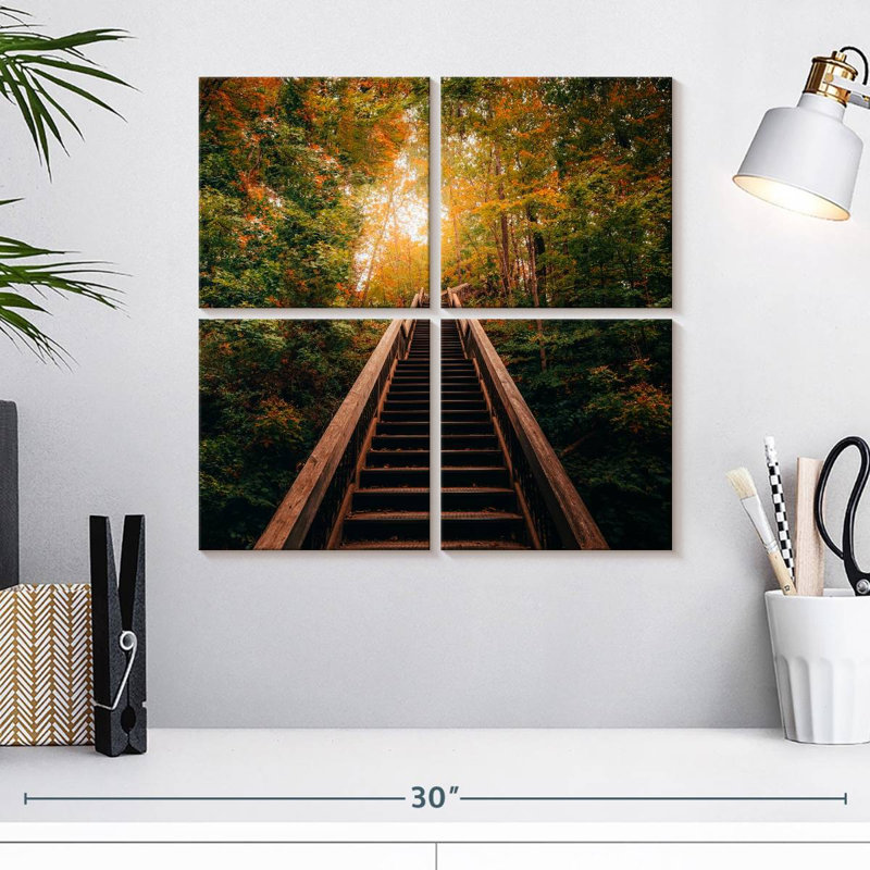 Escalier Lilie, H 18 po x l 18 po