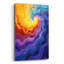 Art mural en verre Wrought Studio ™ «Rainbow Clouds 1» par Momart-987944244