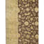 Wool Oriental Area Rug in Beige/Dark Brown-568948784