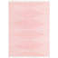 Tapis rose / blanc en coton tissé à la main-1494120712