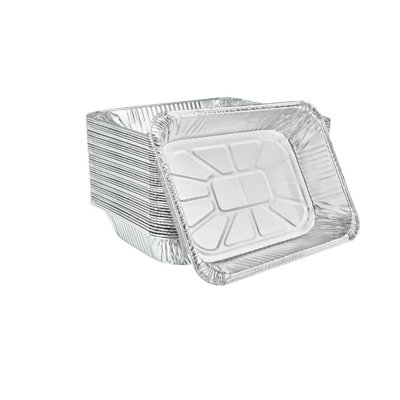 Ecoquality Half Size Deep Aluminum Pan - Disposable, Durable Pan For Cooking, Baking, Grilling, Meal Prep, Roasting And Food Storage – Perfect For Home Kitchen, Catering, Parties And Events (1)