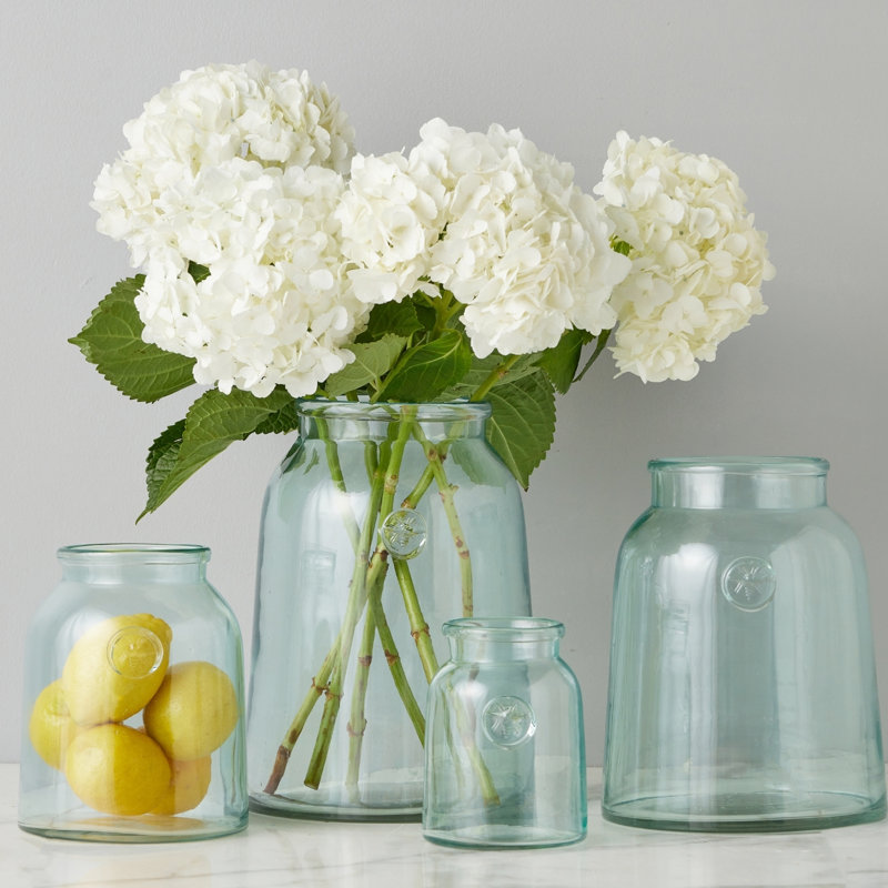 French Bee Mason Jar Vase - 4.48"L x 3"W x 6"H, 4.48"L x 3"W x 6"H