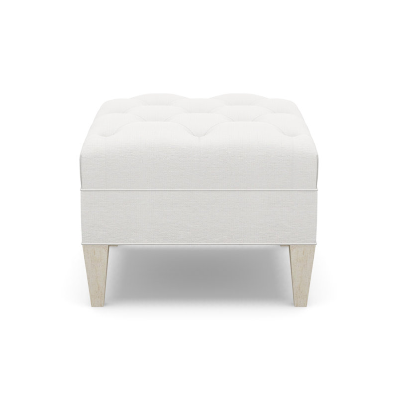 Square Tufted Ottoman, 5246-99, Sandstone