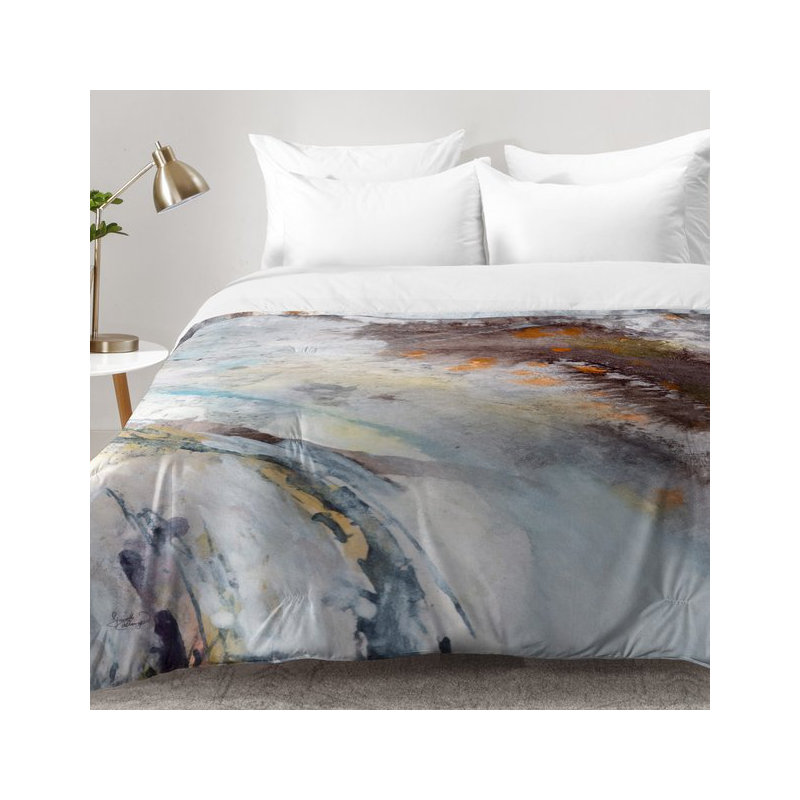 Ginette Fine Art Modern & Contemporary Polyester Abstract Comforter, King