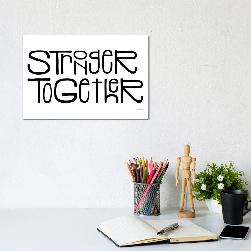 Stronger Together by Susan Ball - No Frame Gallery-Wrapped Canvas Giclée on Canvas, 20.32cm H x 30.48cm W