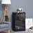 Cabinet, Glass, Adjustable Shelves Glass Door, 5-Tier Media Stand With 3-Level, Tempered Doors, And Cable Management
