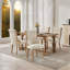 Chaises de salle à manger en velours de style Mid-Century-809531871