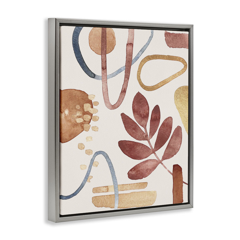Cadre flottant Earthy Organic, H 21 po x l 17 po, Cadre flottant gris lustré