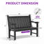Banc d'extérieur 48 po x 48 po HiPS-137551068