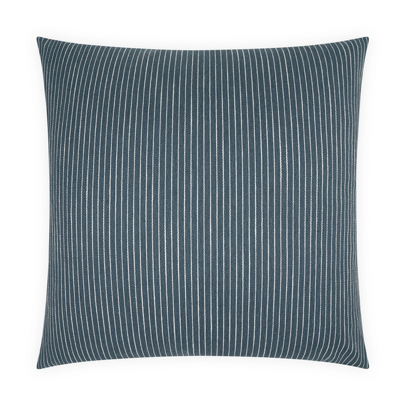 Ahoy Square Pillow Cover & Insert, Denim, Square 20"