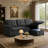 Convertible Storage L - Shaped Sofa