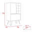 Bar Cabinet, Eight Built-In Wine Rack, Single Door