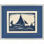 Indigo Ships 3 Painting