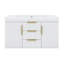 Ensemble de meuble-lavabo mural 72 po avec lavabo 72 po-242746453