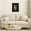 «Regal Portrait of a Kitty Cat» par The Creative Bunch Studio, reproduction d'art sur toile encadrée