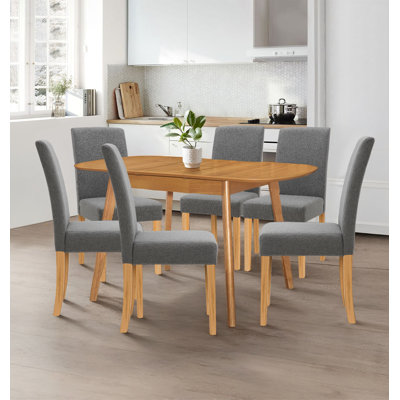 Balani 6 -Person Butterfly Leaf Dining Set