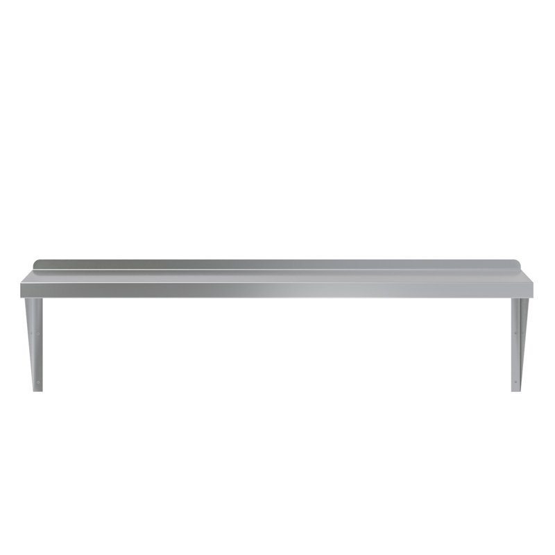 AmGood Stainless Steel Wall Mount Shelf, 16" H x 48" W x 14" D
