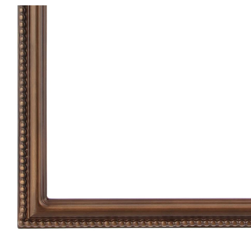 Miroir pleine grandeur encadré, Coucher de soleil doré